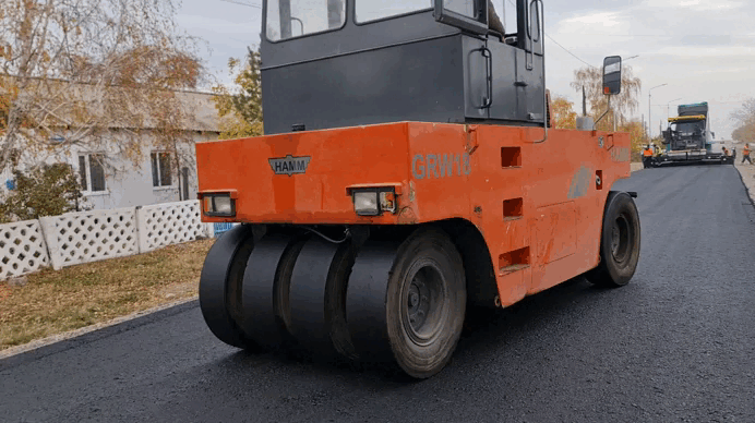 Асфальтирование дороги